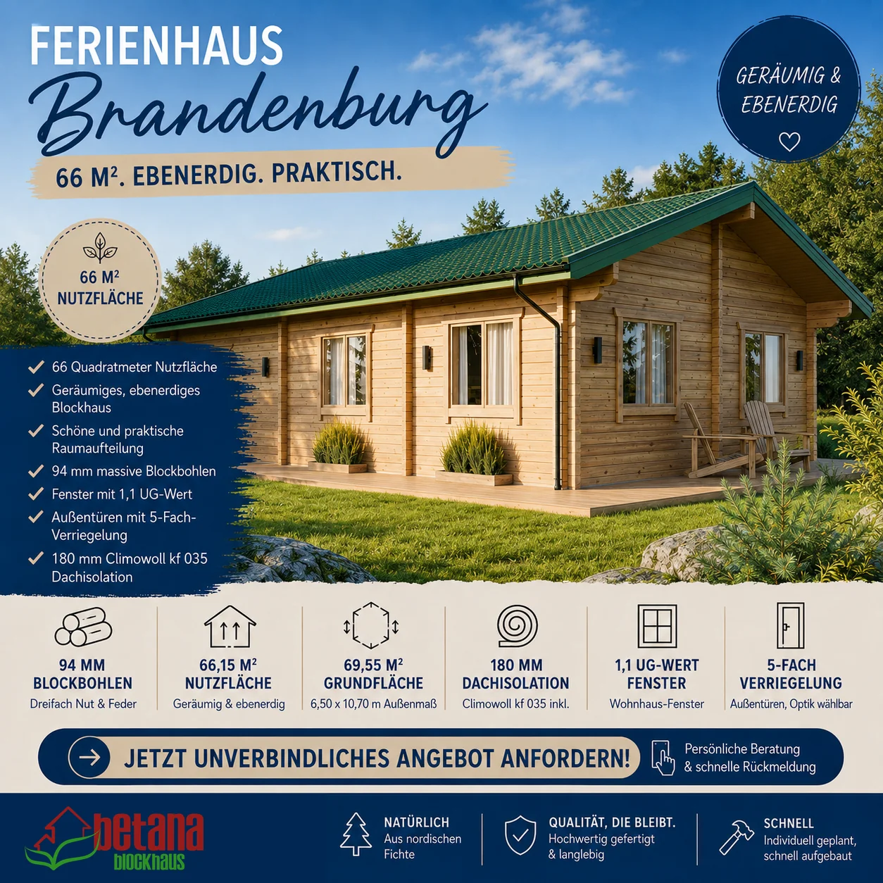 Ferienhaus Brandenburg