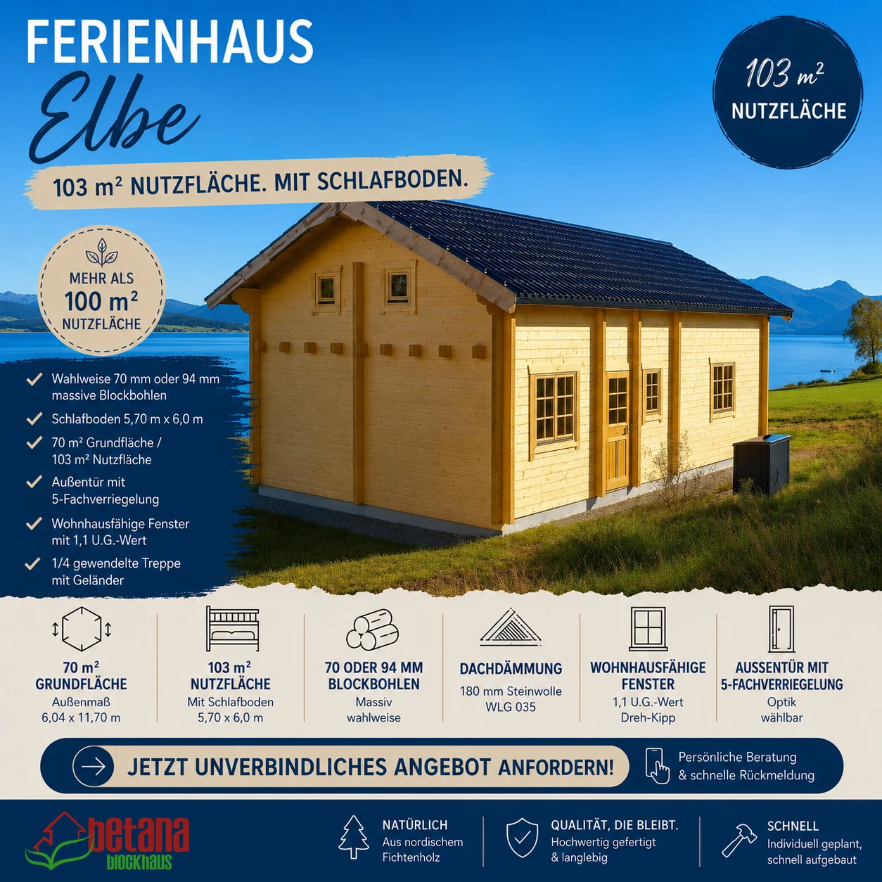 Ferienhaus Elbe