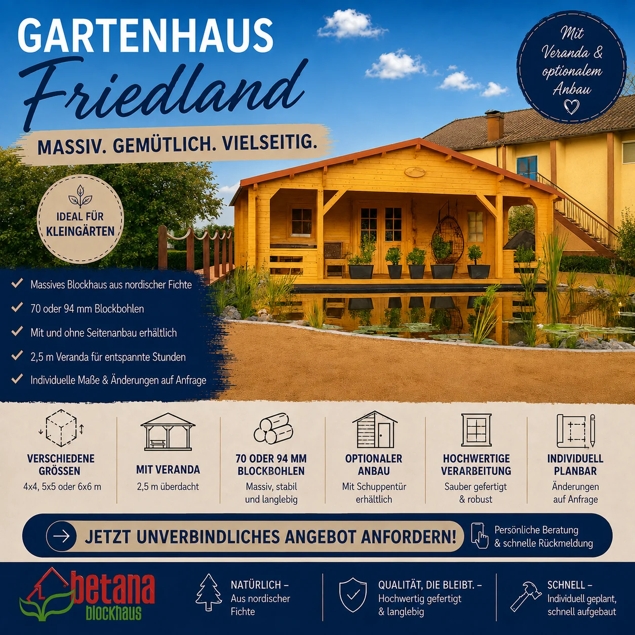 Gartenhaus Friedland