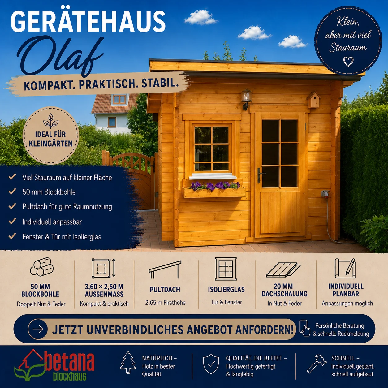Gerätehaus Olaf