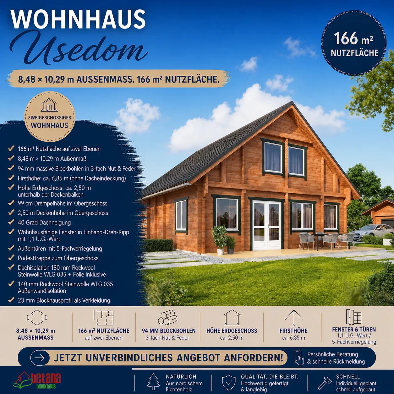 Blockhaus Usedom